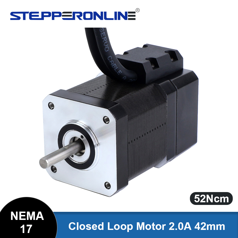 Closed Loop Stepper Motor Nema 17 - エンコーダ付きステッピングモーター,Nema17付きモーター,クローズドループ,42ステップモーター,52ncm,2.0a