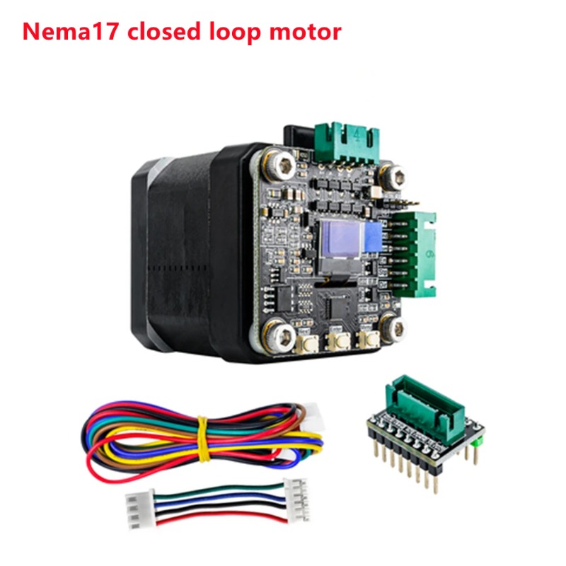 Closed Loop Stepper Motor Nema 17 - 閉ループステッピングモータードライバーコントローラー OLED ディスプレイボードフィット Nema17 サーボステッピングモーター CNC
