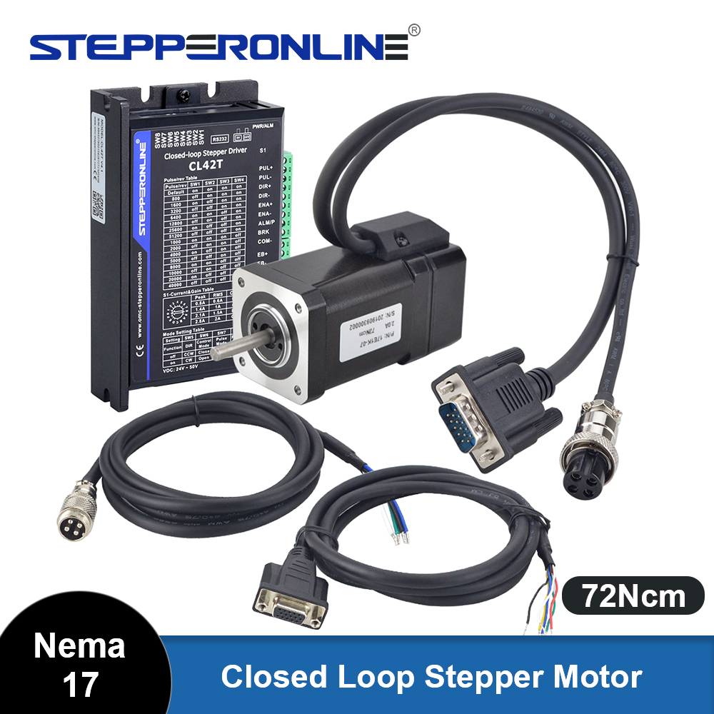 Closed Loop Stepper Motor Nema 17 - STEPPERONLINE TP シリーズ Nema 17 閉ループ
