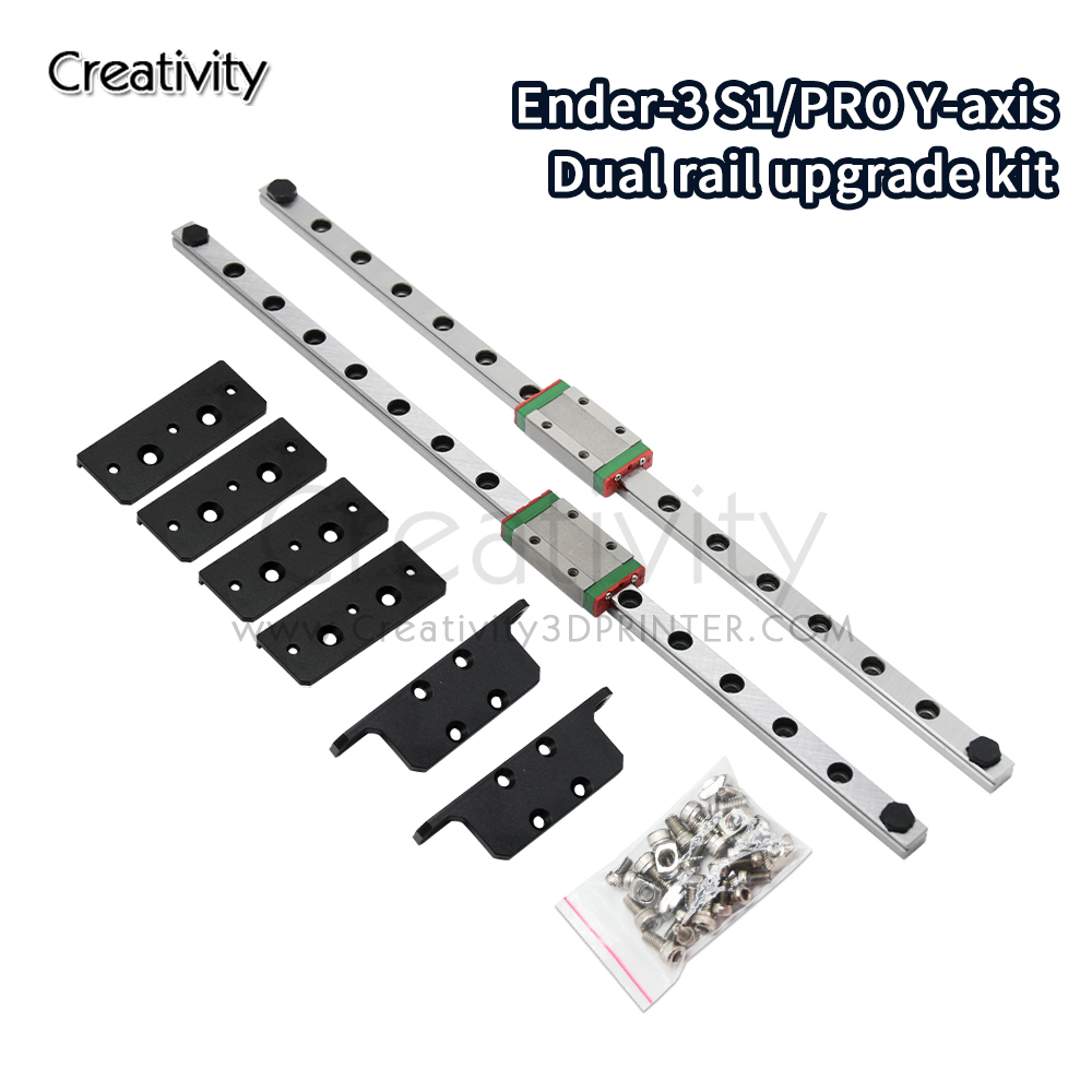 Linear Rail Mgn12H Set - Mgn9h 3Dプリンター用のアップグレード3軸フェンダー,3Dプリンター部品,315mm,フェンダー3,2軸,300mm,Mgn12h