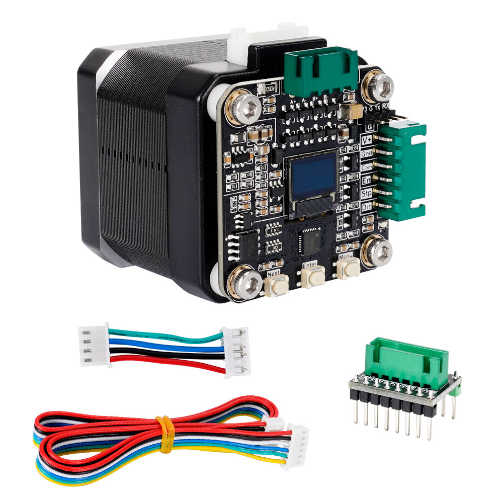 Closed Loop Stepper Motor Nema 17 - Nema 17 servo42キー,32ビットアーム,Nema 32ドライバーコントローラー,ACプロジェクター,3Dプリンター部品用のオリジナルアーム付き