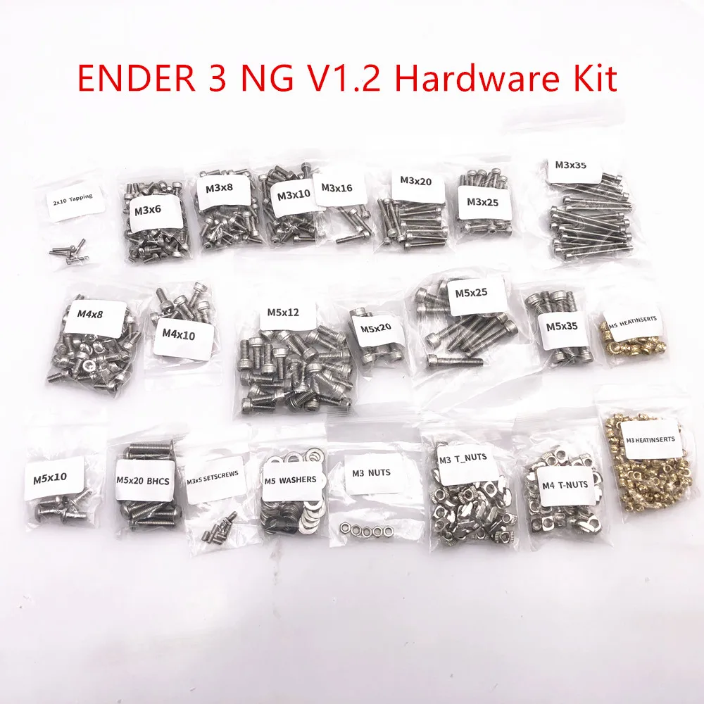 Corexy 3D Printer Kit - Funssor Ender 3 NG V1.2 Corexy変換用ハードウェアスクリューナットキット