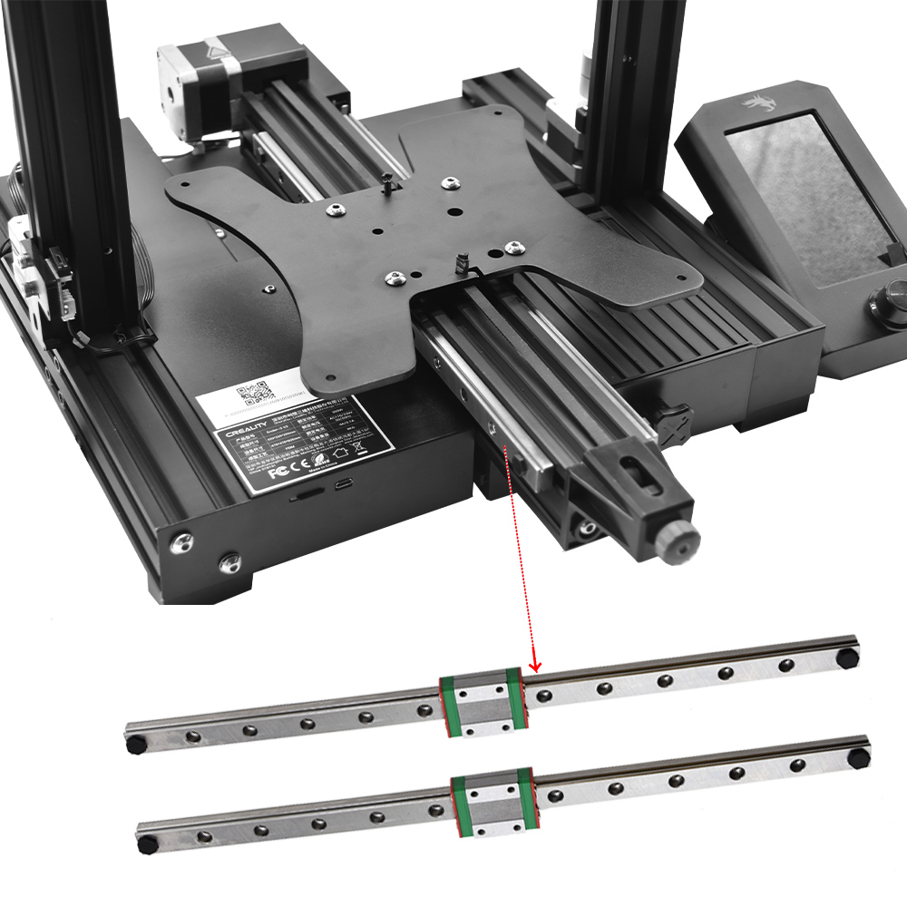 Ender3/V2PRO デュアルY軸リニアガイドアップグレ - Linear Rail Mgn12H Set のレビューと価格