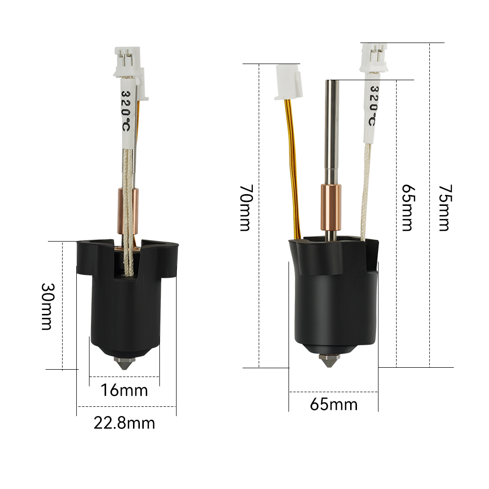 Creality K1/K1C/K1 Maxホットエンドキッ - High Flow Ceramic Hotend のレビューと価格