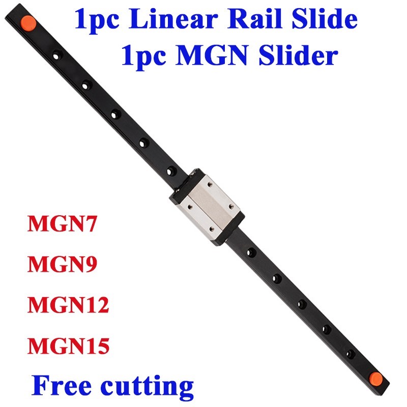 1PC ブラック MGN7 MGN9 MGN12 MGN15 - Linear Rail Mgn12H Set のレビューと価格