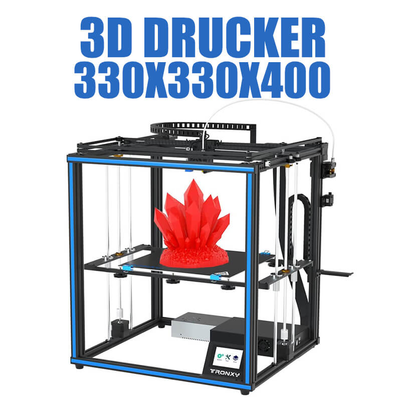 Tronxy-X5SA 3Dプリンター,印刷サイズ8g,手動 - Corexy 3D Printer Kit のレビューと価格