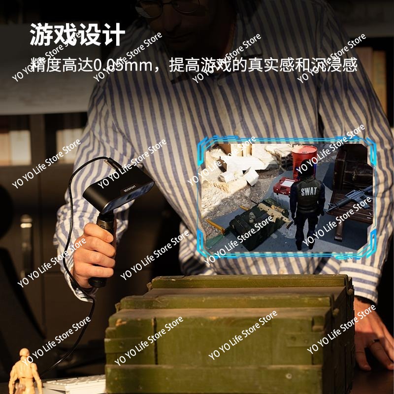 3Dスキャナー 3D高精度プロ仕様フルカラーポータブルモデリ - Handheld 3D Scanner High Precision のレビューと価格