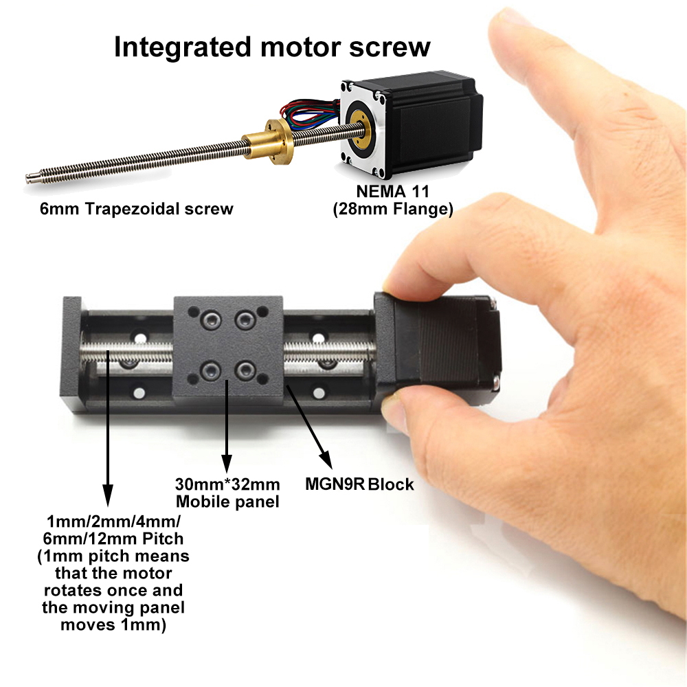 YunDuan T タイプ電動リニアレールステージミニ CN - Linear Rail Mgn12H Set のレビューと価格
