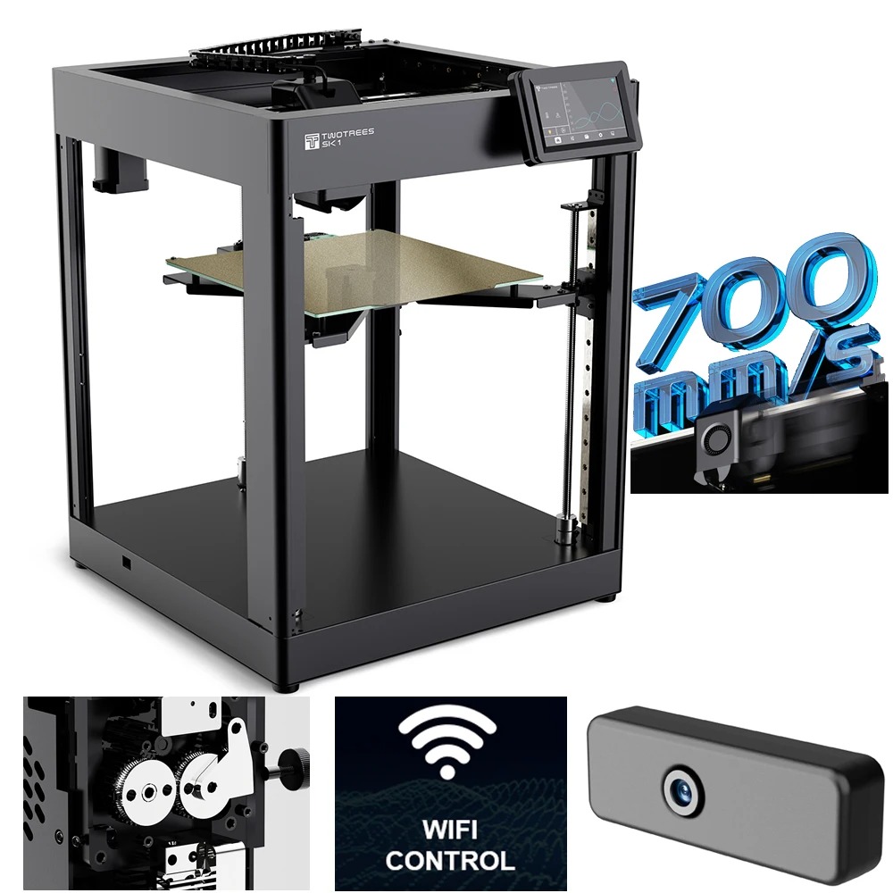 Twotrees SK1 高速3Dプリンター 高速印刷 ダイ - Corexy 3D Printer Kit のレビューと価格