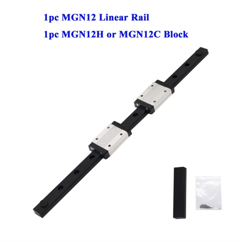12 ミリメートル MGN12 リニアスライドガイドレールフ - Linear Rail Mgn12H Set のレビューと価格