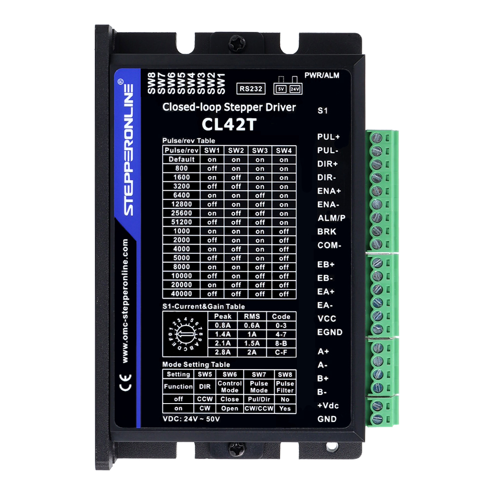 エンコーダ付きステッピングモータードライバーキット,閉じたル - Closed Loop Stepper Motor Nema 17 のレビューと価格